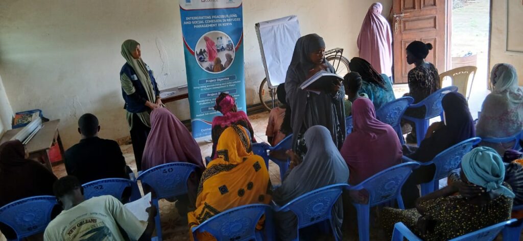 Halgan CBO is implementing peacebuilding and social cohesion activities for refugees